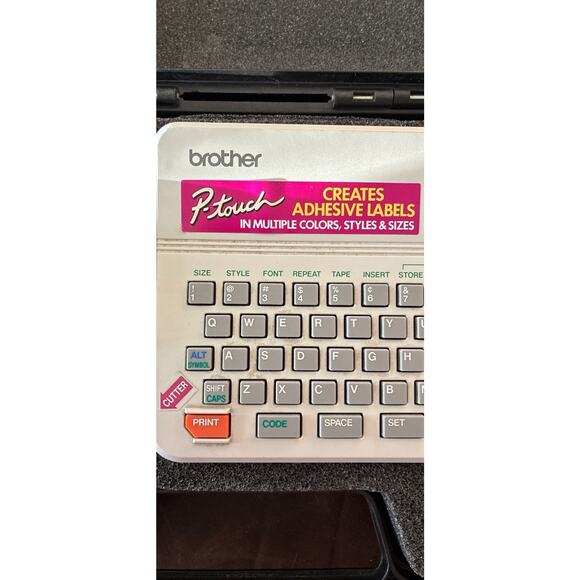 Vintage Brother P Touch Model PT-10 Electronic Labeling System - Picture 6 of 10